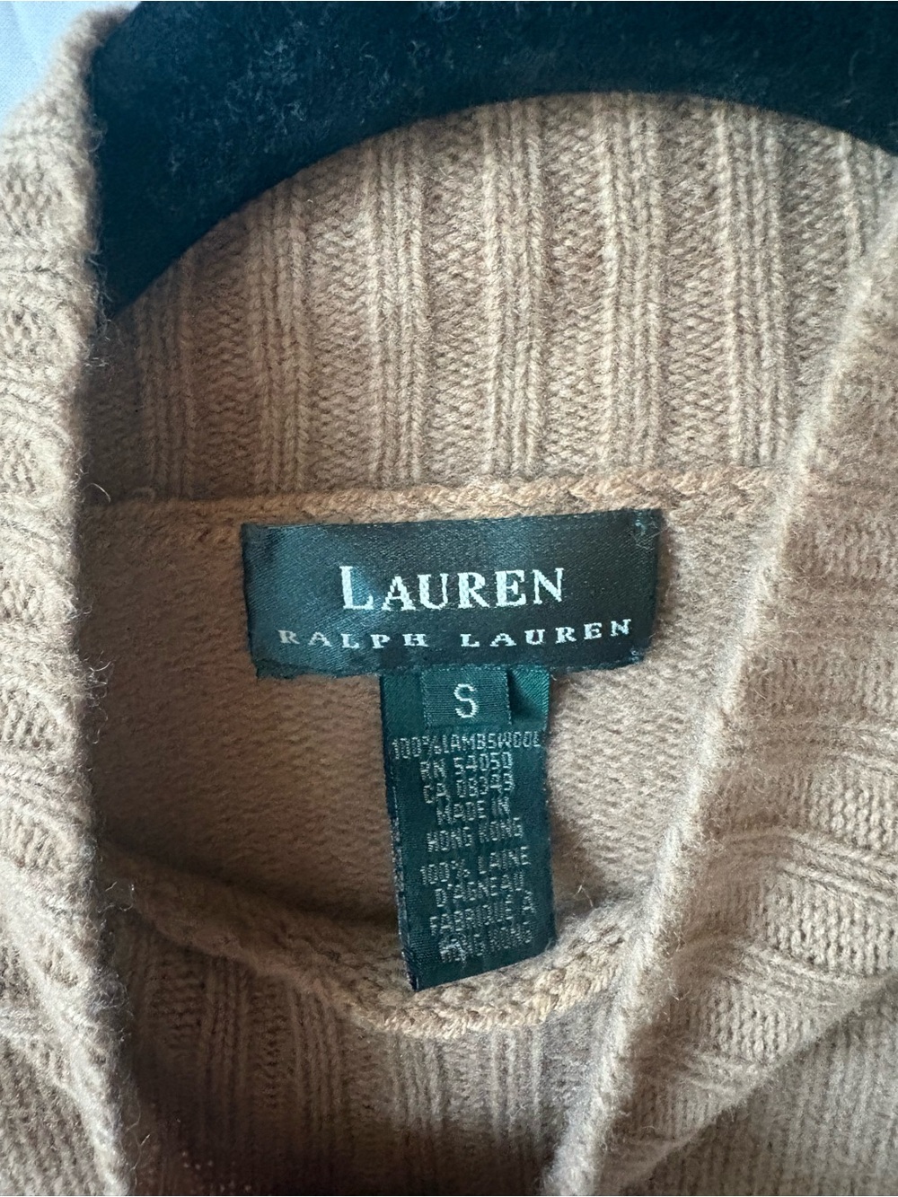 Rare Vintage Lambswool Ralph Lauren Equestrian Sweater small - Picture 3 of 6